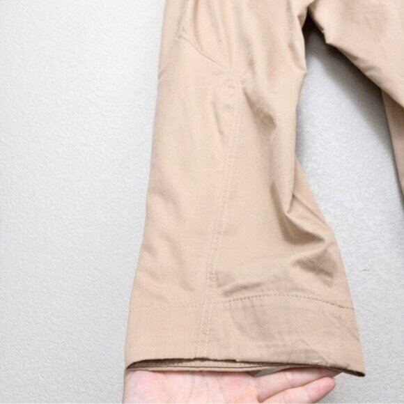 NWT Divine Heritage High Waisted Paperbag Tapered Pant S Khaki Belted REVOLVE - Picture 5 of 8